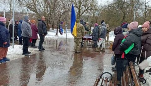 В Балаклійській громаді відбувся похорон загиблих Героя
