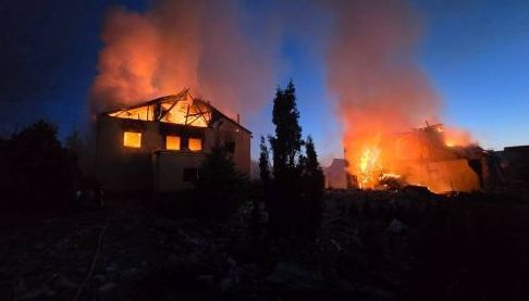 Удар БПЛА на Харківщині: Пожежі в житлових будинках