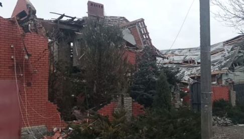 В Чугуєві пошкоджена нежитлова споруда внаслідок атаки дрона