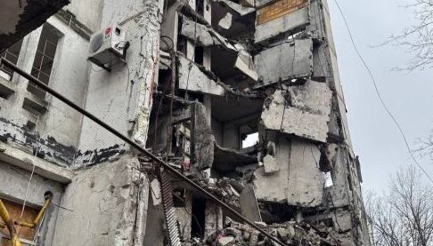 Руйнування житлових будинків у Харкові за березень