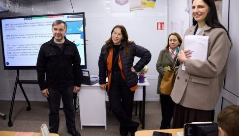 Візит представниці ООН до метрошколи в Харкові