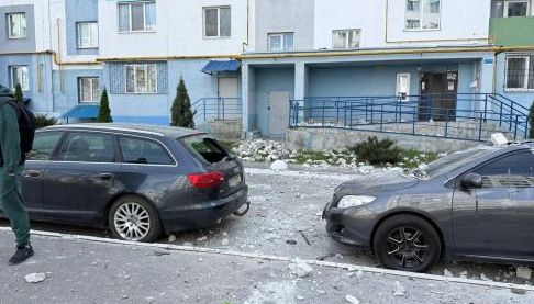 Атака дрона на житловий будинок у Харкові