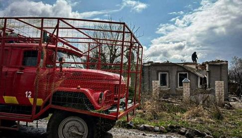 Атака безпілотників на селище Великий Бурлук
