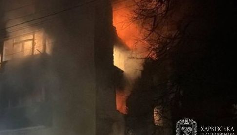Атака дрона на житловий будинок у Чугуєві